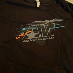 American muscle short sleeve crewneck T-shirt, size large